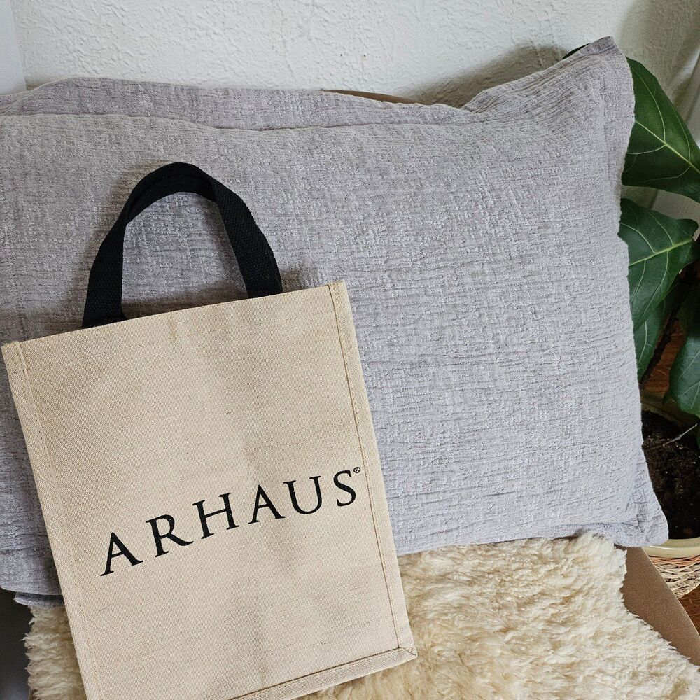Arhaus Linen/Cotton Pillowcase Pillow Sham and Tote